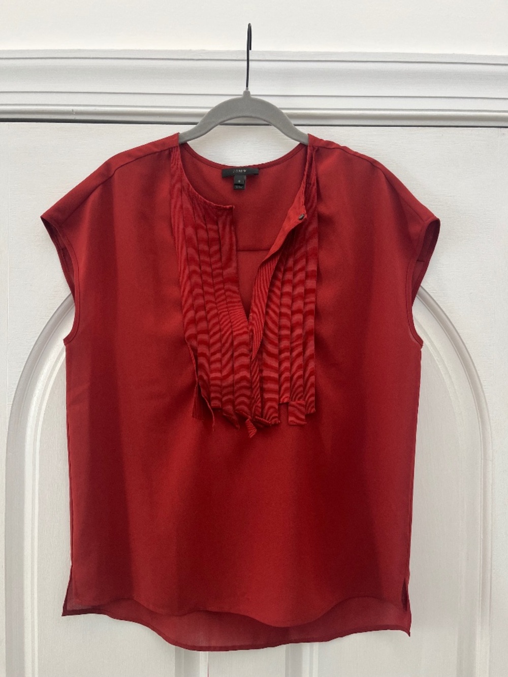 J Crew Sleeveless with Open Collar (sz 0)